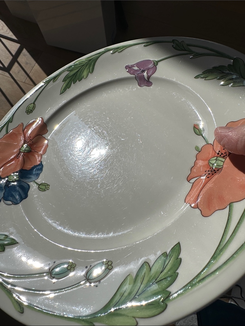 2 Villeroy & Boch Amapola Dinner Plates. W. Germany - Picture 5 of 11